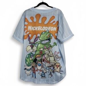 Nickelodeon 90’s Baseball Jersey 2X – Retro Cartoon Theme
